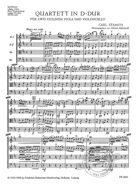 Streichquartett D-Dur Op. 20 / 4